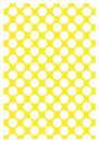 Printed Wafer Paper - Large Polkadot Yellow